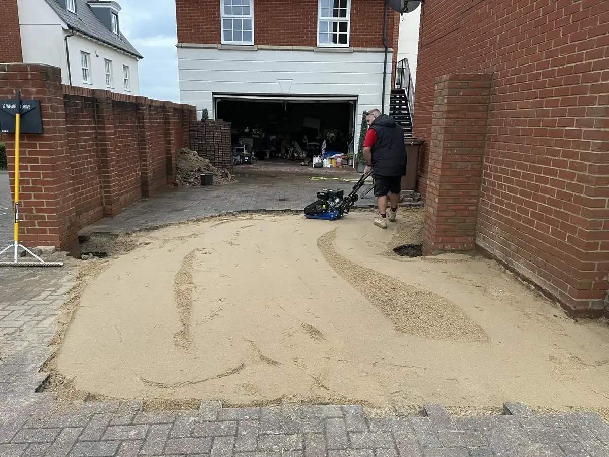 Driveway gradient correction