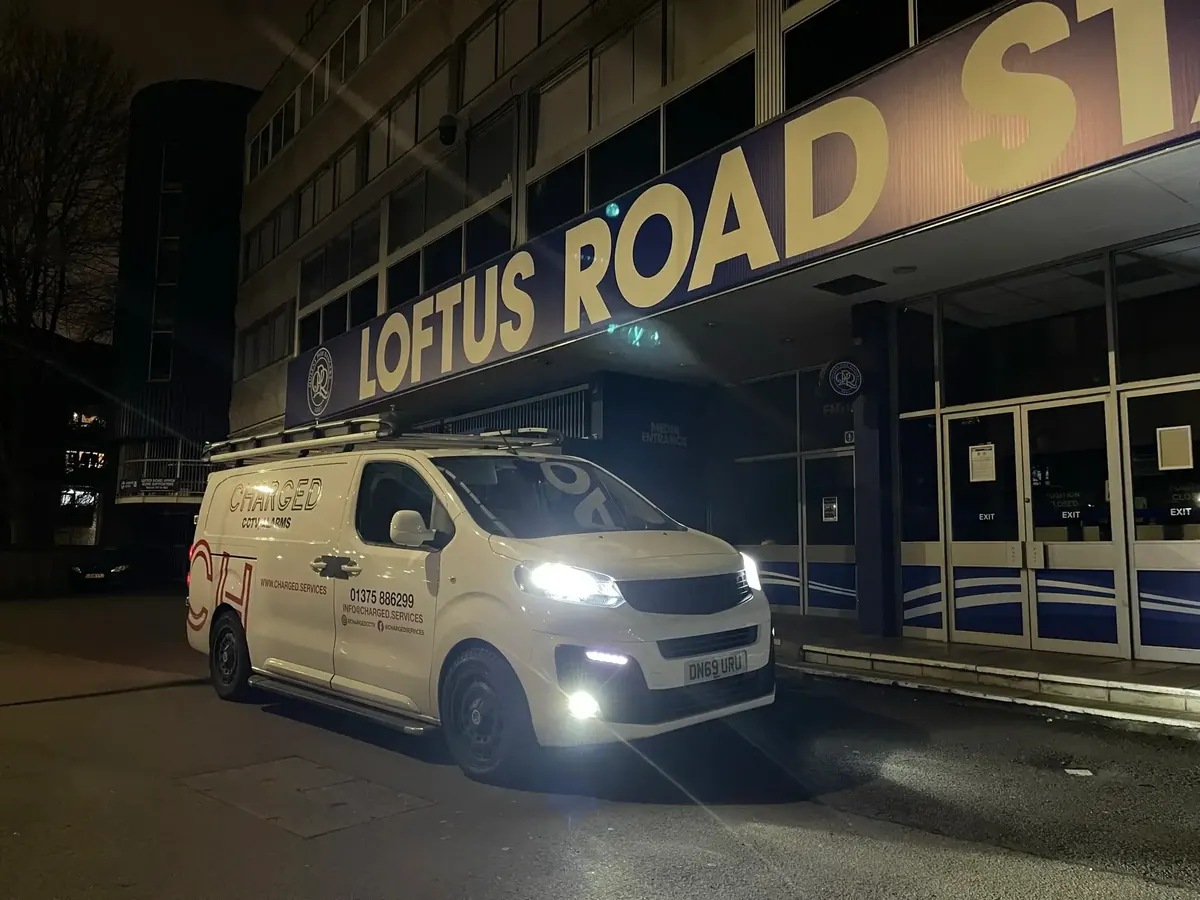 Business alarm system installation